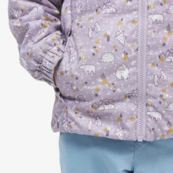 Abrigo De Montaña Y Nieve Impermeable Niños 2-6 Años Quechua SH100 X-warm Rosa -Quechua abrigo de montaa y nieve impermeable nios 2 6 aos quechua sh100 x warm rosa 4