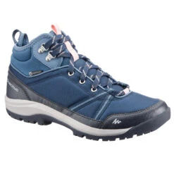 Botas De Montaña Y Trekking Impermeables Mujer Quechua NH150 Mid Azul