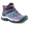 Botas De Montaña Y Trekking Impermeables Niños 28 A 34 Quechua Crossrock Velcro