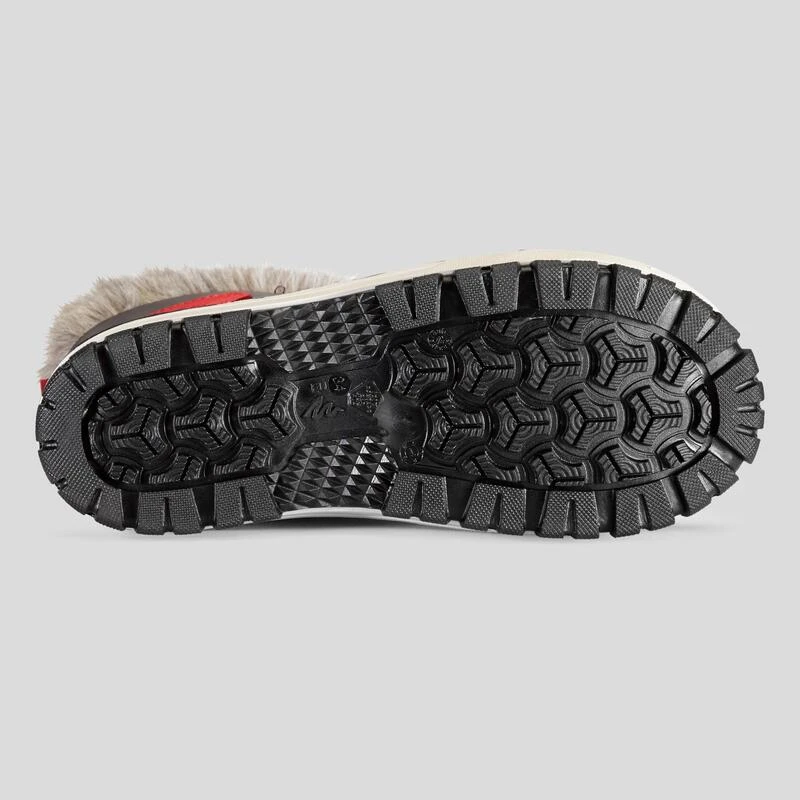 Quechua Botas De Nieve Niños Talla 30-38 Piel Impermeable SH500 Marrón 4 Quechua Botas De Nieve Niños Talla 30-38 Piel Impermeable SH500 Marrón - Imagen 4