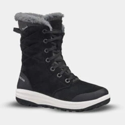 Botas De Nieve Y Apreski Impermeables De Piel Mujer Quechua SH500 U-Warm Gris 9 Botas De Nieve Y Apreski Impermeables De Piel Mujer Quechua SH500 U-Warm Gris -Quechua botas de nieve y apreski impermeables de piel mujer quechua sh500 u warm negro