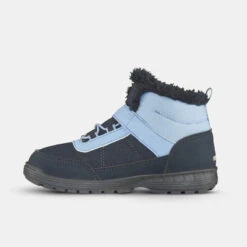 Botas De Nieve Y Apreski Impermeables Niños 24-34 Quechua SH100 Warm Velcro Azul -Quechua botas de nieve y apreski impermeables nios 24 34 quechua sh100 warm velcro azul 2