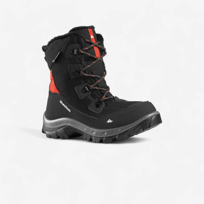 Botas De Nieve Y Apreski Impermeables Niños 30-38 Quechua SH500 Warm Negro 1 Botas De Nieve Y Apreski Impermeables Niños 30-38 Quechua SH500 Warm Negro