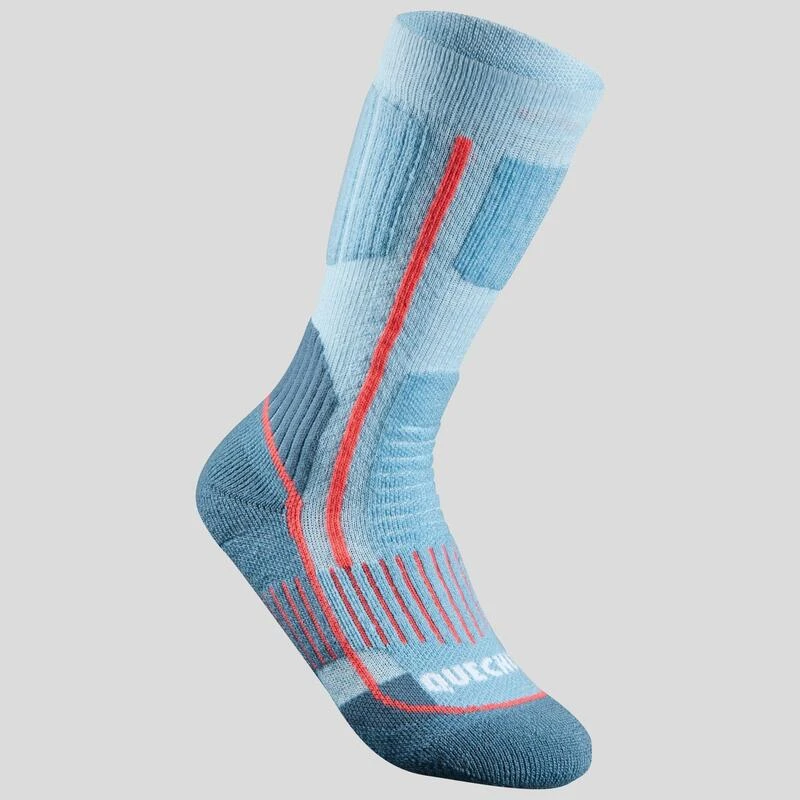 Calcetines Térmicos De Montaña Y Nieve Lana Merino 2 Pares Niños Quechua SH520 4 Calcetines Térmicos De Montaña Y Nieve Lana Merino 2 Pares Niños Quechua SH520 - Imagen 4