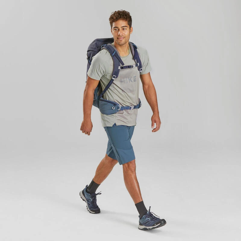 Camiseta De Montaña Y Trekking Manga Corta Hombre Quechua MH500 3 Camiseta De Montaña Y Trekking Manga Corta Hombre Quechua MH500 - Imagen 3