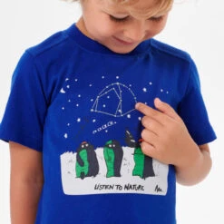 Camiseta De Montaña Y Trekking Manga Corta Niños 2-6 Años Quechua MH100 -Quechua camiseta de montaa y trekking manga corta nios 2 6 aos quechua mh100 3