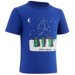 Camiseta De Montaña Y Trekking Manga Corta Niños 2-6 Años Quechua MH100 -Quechua camiseta de montaa y trekking manga corta nios 2 6 aos quechua mh100 4