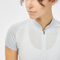 Camiseta De Montaña Y Trekking Mujer Con Cremallera Quechua FH900 -Quechua camiseta de montaa y trekking mujer con cremallera quechua fh900 2