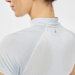 Camiseta De Montaña Y Trekking Mujer Con Cremallera Quechua FH900 -Quechua camiseta de montaa y trekking mujer con cremallera quechua fh900 4