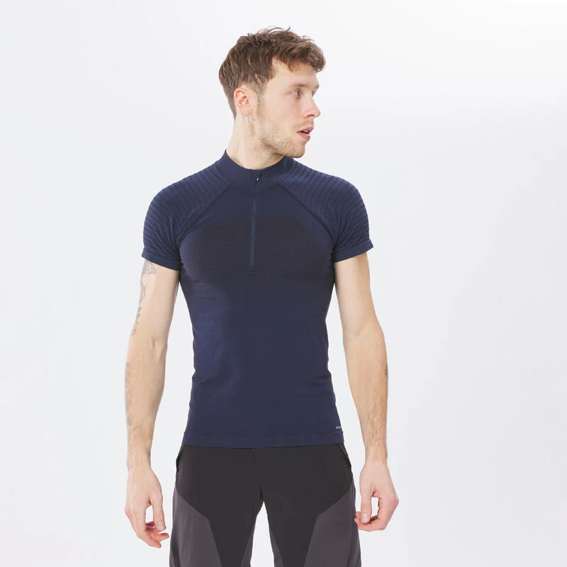 Quechua Camiseta De Senderismo Manga Corta Sintética - MH900 - Hombre 1 Quechua Camiseta De Senderismo Manga Corta Sintética - MH900 - Hombre