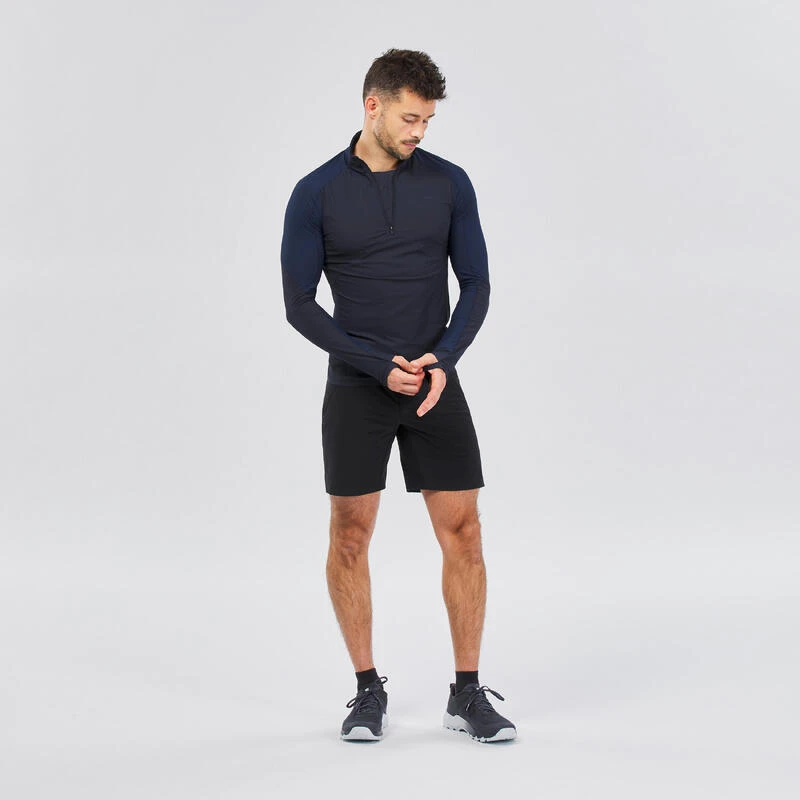 Camiseta Montaña Y Trekking Anti UV 1/2 Cremallera Hombre Quechua MH550 3 Camiseta Montaña Y Trekking Anti UV 1/2 Cremallera Hombre Quechua MH550 - Imagen 3