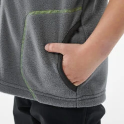 Chaleco Polar De Montaña Y Trekking Niños 2-6 Años Quechua MH150 Gris -Quechua chaleco polar de montaa y trekking nios 2 6 aos quechua mh150 gris 2