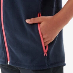 Chaleco Polar De Montaña Y Trekking Niños 7-15 Años Quechua MH150 Azul Marino -Quechua chaleco polar de montaa y trekking nios 7 15 aos quechua mh150 azul marino 2