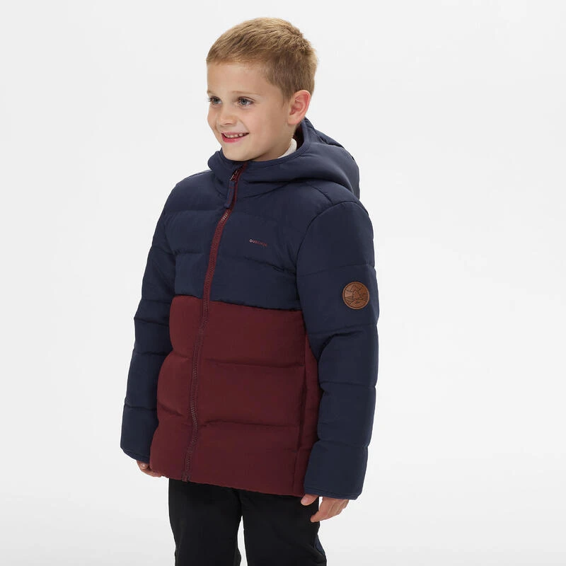 Chaqueta Acolchada De Montaña Y Trekking Niños 2-5 Años Quechua X-Warm Rojo 6 Chaqueta Acolchada De Montaña Y Trekking Niños 2-5 Años Quechua X-Warm Rojo - Imagen 6
