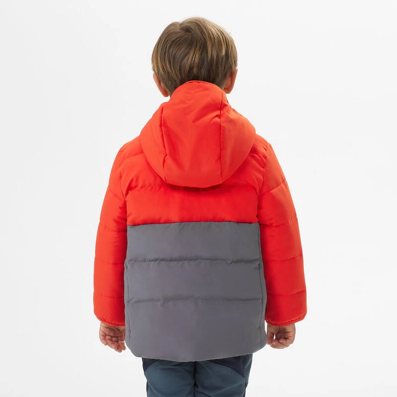 Chaqueta Acolchada De Montaña Y Trekking Niños 2-5 Años Quechua X-Warm Rojo 2 Chaqueta Acolchada De Montaña Y Trekking Niños 2-5 Años Quechua X-Warm Rojo - Imagen 2