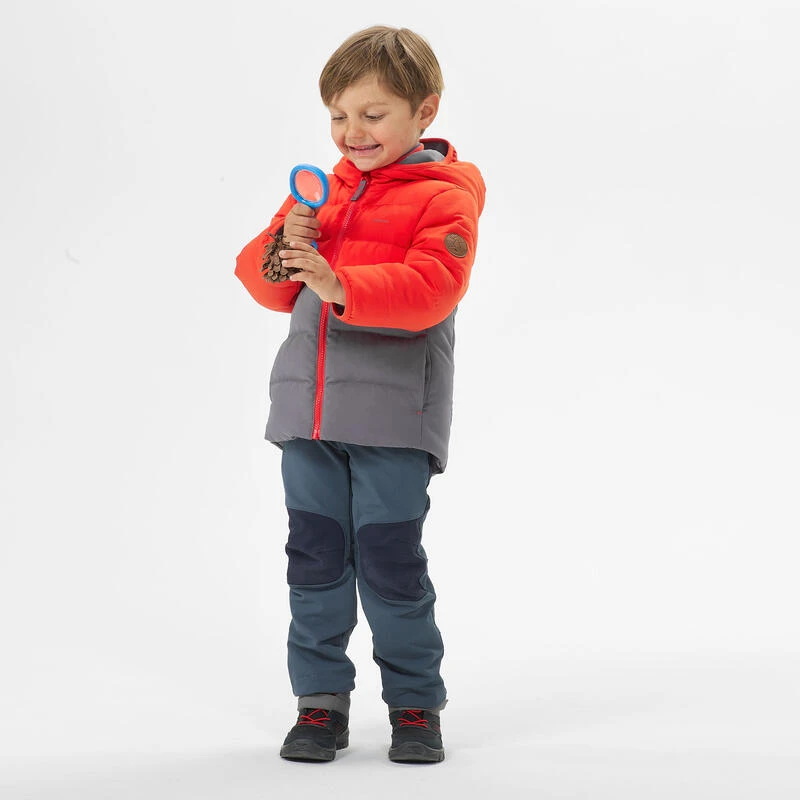 Chaqueta Acolchada De Montaña Y Trekking Niños 2-5 Años Quechua X-Warm Rojo 3 Chaqueta Acolchada De Montaña Y Trekking Niños 2-5 Años Quechua X-Warm Rojo - Imagen 3