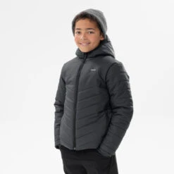 Chaqueta Acolchada De Montaña Y Trekking Niños 7-15 Años Quechua Hybrid Azul -Quechua chaqueta acolchada de montaa y trekking nios 7 15 aos quechua hybrid negro