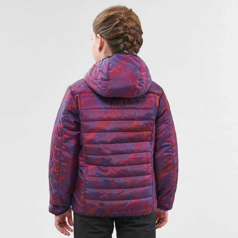 Chaqueta Acolchada De Montaña Y Trekking Niños 7-15 Años Quechua MH500 Violeta 2 Chaqueta Acolchada De Montaña Y Trekking Niños 7-15 Años Quechua MH500 Violeta - Imagen 2