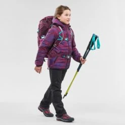 Chaqueta Acolchada De Montaña Y Trekking Niños 7-15 Años Quechua MH500 Violeta 7 Chaqueta Acolchada De Montaña Y Trekking Niños 7-15 Años Quechua MH500 Violeta -Quechua chaqueta acolchada de montaa y trekking nios 7 15 aos quechua mh500 violeta 2
