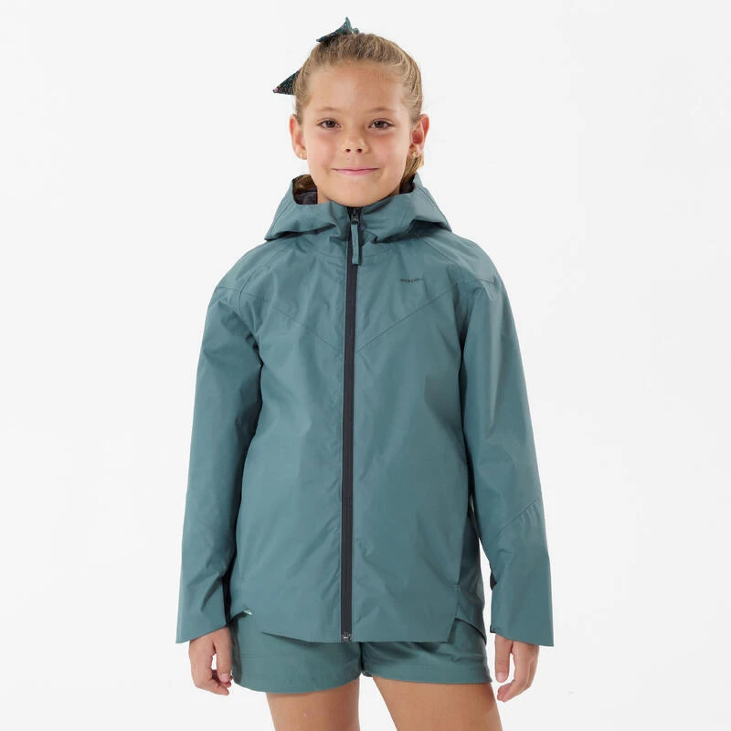 Chaqueta Impermeable De Montaña Y Trekking Niños 7-15 Años Quechua MH500 1 Chaqueta Impermeable De Montaña Y Trekking Niños 7-15 Años Quechua MH500