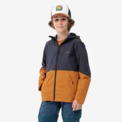 Chaqueta Impermeable Montaña Y Trekking Niños 7-15 Años Quechua MH500