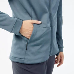 Chaqueta Polar De Montaña Y Trekking Mujer Quechua MH520 Azul -Quechua chaqueta polar de montaa y trekking mujer quechua mh520 azul 4