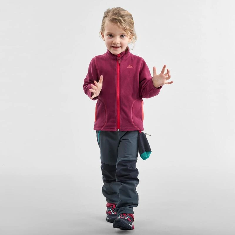 Chaqueta Polar De Montaña Y Trekking Niños 2-6 Años Quechua MH150 Violeta 4 Chaqueta Polar De Montaña Y Trekking Niños 2-6 Años Quechua MH150 Violeta - Imagen 4