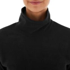 Forro Polar De Montaña Y Trekking Cuello Alto Mujer Quechua MH20 Negro 8 Forro Polar De Montaña Y Trekking Cuello Alto Mujer Quechua MH20 Negro -Quechua forro polar de montaa y trekking cuello alto mujer quechua mh20 negro 3