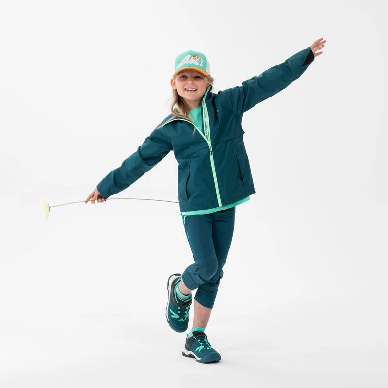 Quechua Leggings De Senderismo - MH500 Verde - Niños 7-15 Años 3 Quechua Leggings De Senderismo - MH500 Verde - Niños 7-15 Años - Imagen 3