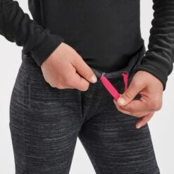 Mallas Térmicas De Montaña Y Trekking Niños 7-15 Años Quechua SH100 WARM Negro -Quechua mallas termicas de montaa y trekking nios 7 15 aos quechua sh100 warm negro 3