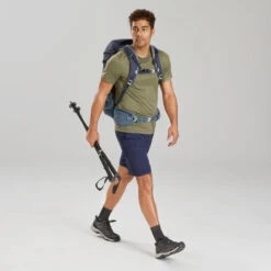 Pantalón Corto De Montaña Y Trekking Hombre Quechua MH100 Azul 9 Pantalón Corto De Montaña Y Trekking Hombre Quechua MH100 Azul -Quechua pantalon corto de montaa y trekking hombre quechua mh100 azul 3