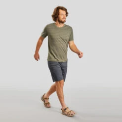 Pantalón Corto De Montaña Y Trekking Hombre Quechua NH100 Fresh Gris -Quechua pantalon corto de montaa y trekking hombre quechua nh100 fresh gris 2