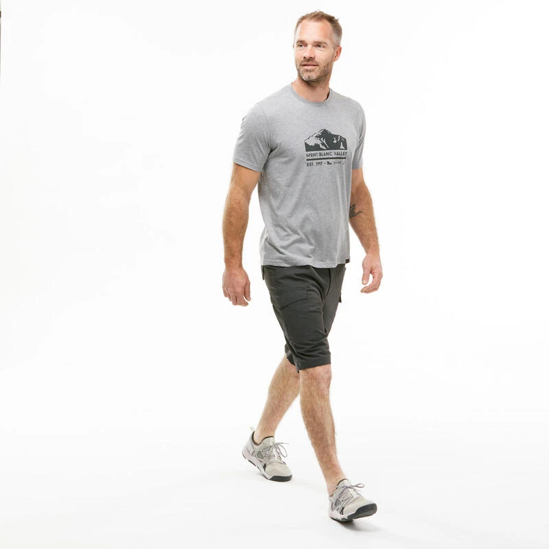 Pantalón Corto De Montaña Y Trekking Hombre Quechua NH550 3 Pantalón Corto De Montaña Y Trekking Hombre Quechua NH550 - Imagen 3