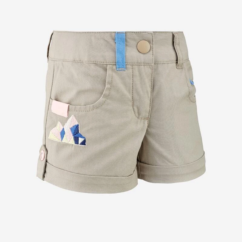 Pantalón Corto De Montaña Y Trekking Niños 2-6 Años Quechua MH 500 Beige 5 Pantalón Corto De Montaña Y Trekking Niños 2-6 Años Quechua MH 500 Beige - Imagen 5