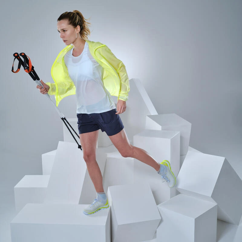 Pantalón Corto De Montaña Y Trekking Ultraligero Mujer Quechua FH900 Azul 2 Pantalón Corto De Montaña Y Trekking Ultraligero Mujer Quechua FH900 Azul - Imagen 2