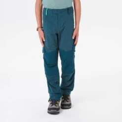 Quechua Pantalón De Montaña Y Trekking Desmontable Niños 7-15 Años MH500 Azul