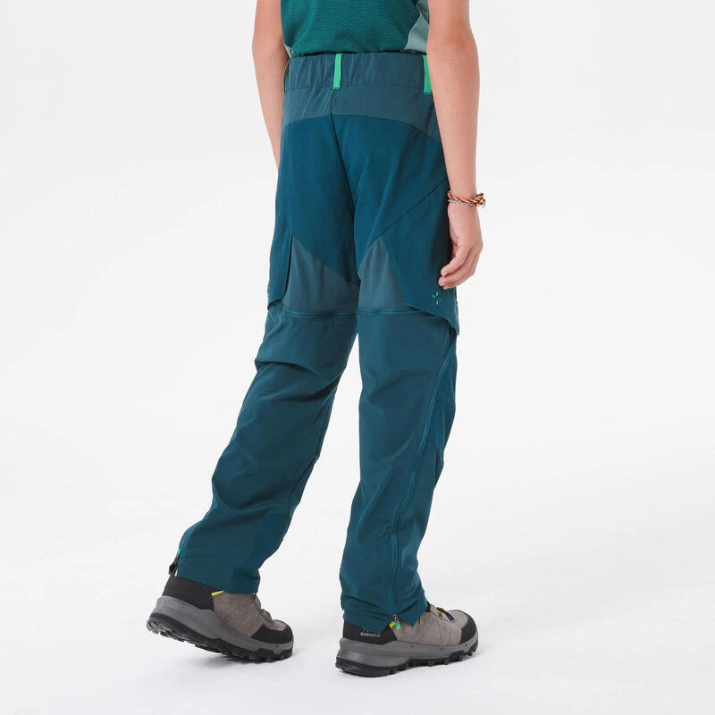 Quechua Pantalón De Montaña Y Trekking Desmontable Niños 7-15 Años MH500 Azul 4 Quechua Pantalón De Montaña Y Trekking Desmontable Niños 7-15 Años MH500 Azul - Imagen 4