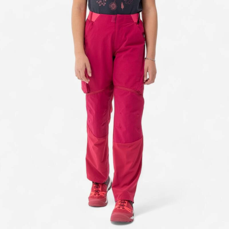 Pantalón De Montaña Y Trekking Desmontable Niños 7-15 Años Quechua MH500 Rosa 1 Pantalón De Montaña Y Trekking Desmontable Niños 7-15 Años Quechua MH500 Rosa