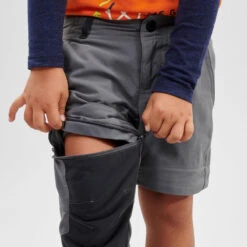 Pantalón Desmontable De Montaña Y Trekking Niños 2-6 Años Quechua MH550 Gris 9 Pantalón Desmontable De Montaña Y Trekking Niños 2-6 Años Quechua MH550 Gris -Quechua pantalon desmontable de montaa y trekking nios 2 6 aos quechua mh550 gris 3
