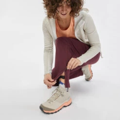 Pantalón Desmontable Montaña Y Trekking Mujer Quechua MH550 Granate -Quechua pantalon desmontable montaa y trekking mujer quechua mh550 granate 3