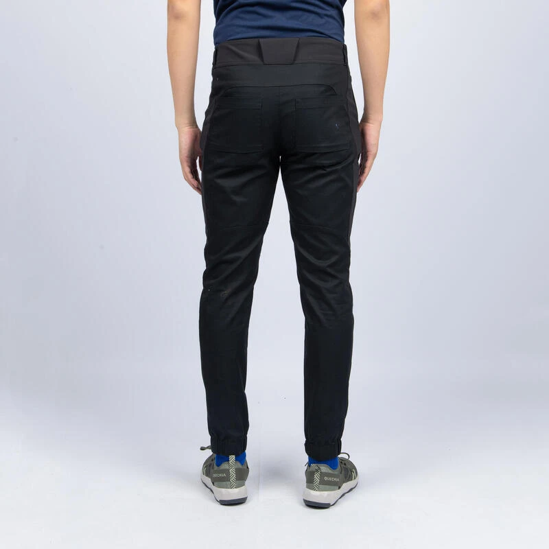 Pantalón Montaña Y Senderismo Hombre Quechua NH500 Slim Negro 2 Pantalón Montaña Y Senderismo Hombre Quechua NH500 Slim Negro - Imagen 2