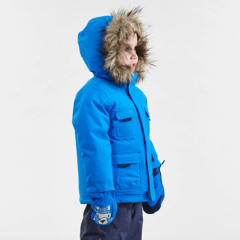 Parka De Montaña Y Nieve Niños 2 A 6 Años Quechua SH500 Ultra-Warm Azul 2 Parka De Montaña Y Nieve Niños 2 A 6 Años Quechua SH500 Ultra-Warm Azul - Imagen 2