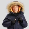 Parka De Montaña Y Nieve Niños 7 A 15 Años Quechua SH500 Ultra-Warm Negro