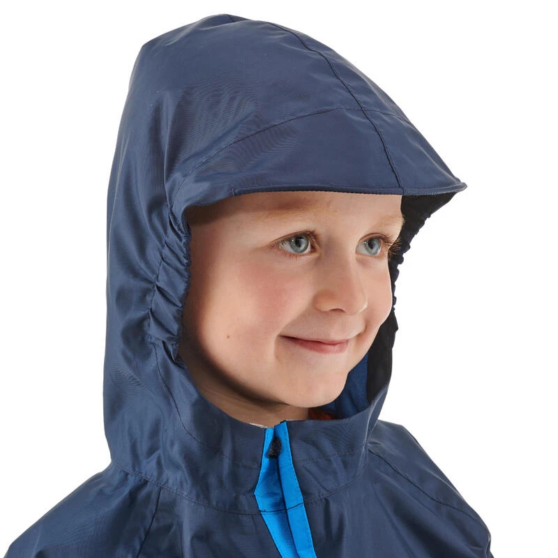 Poncho Impermeable De Montaña Y Trekking Niños 2-6 Años Quechua MH100 Azul 3 Poncho Impermeable De Montaña Y Trekking Niños 2-6 Años Quechua MH100 Azul - Imagen 3
