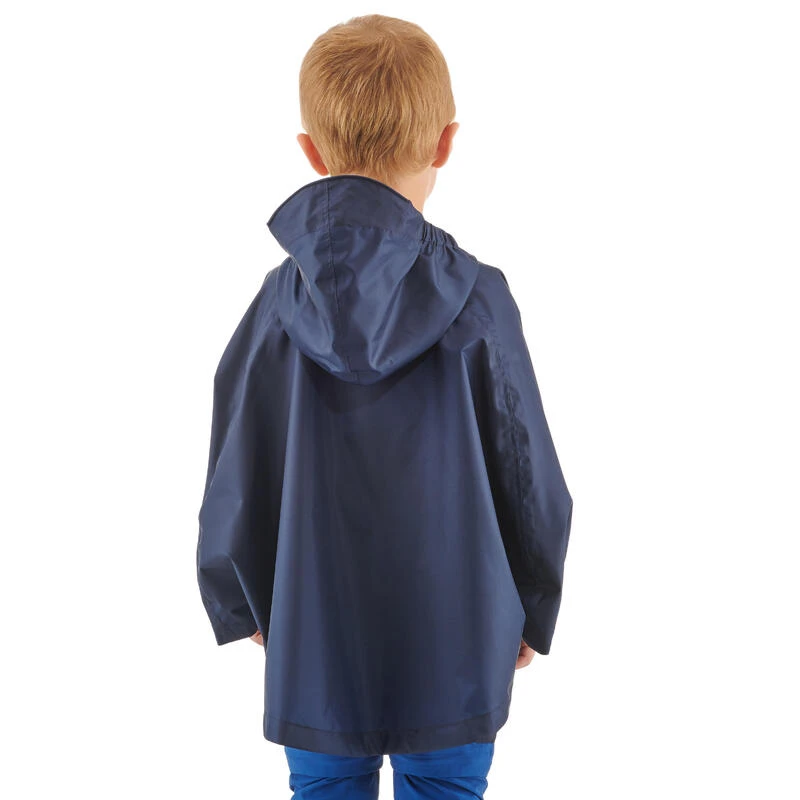 Poncho Impermeable De Montaña Y Trekking Niños 2-6 Años Quechua MH100 Azul 4 Poncho Impermeable De Montaña Y Trekking Niños 2-6 Años Quechua MH100 Azul - Imagen 4
