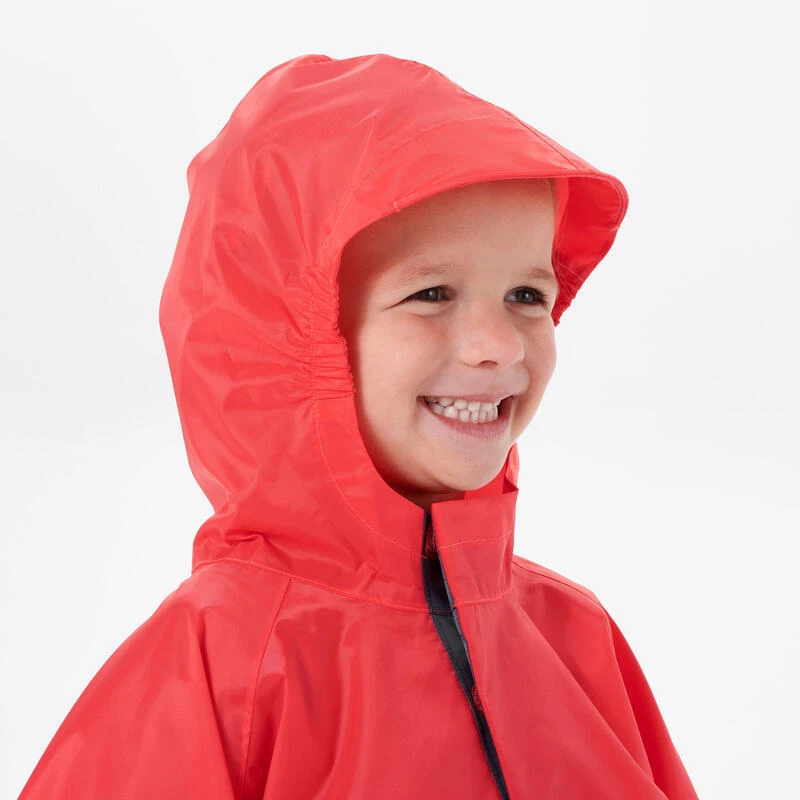 Poncho Impermeable Montaña Y Trekking Niños 2-6 Años Quechua MH100 Naranja 2 Poncho Impermeable Montaña Y Trekking Niños 2-6 Años Quechua MH100 Naranja - Imagen 2