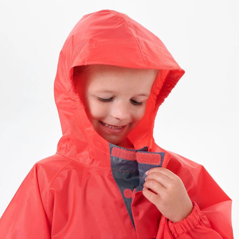 Poncho Impermeable Montaña Y Trekking Niños 2-6 Años Quechua MH100 Naranja 4 Poncho Impermeable Montaña Y Trekking Niños 2-6 Años Quechua MH100 Naranja - Imagen 4