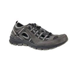 Sandalias Cerradas De Montaña Y Trekking Hombre Quechua NH150 Fresh Gris