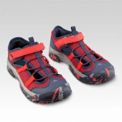 Sandalias Cerradas De Montaña Y Trekking Niños Quechua MH150 Rojo -Quechua sandalias cerradas de montaa y trekking nios quechua mh150 rojo 3