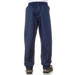 Quechua -Quechua sobrepantalon impermeable de senderismo nios mh100 azul 7 15 aos 1